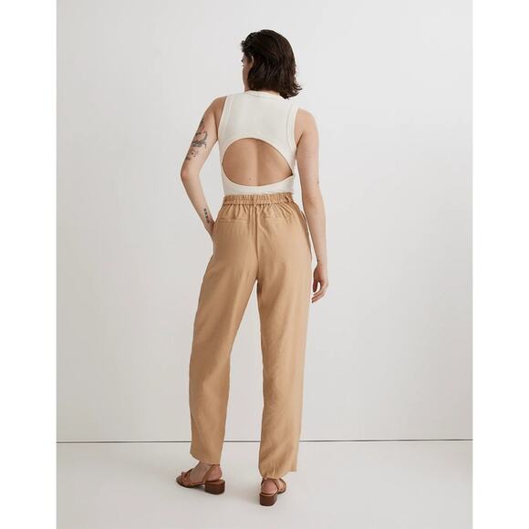 NWT Madewell The Tailored Tapered Pant in Softdrape Size 14 - Picture 12 of 12